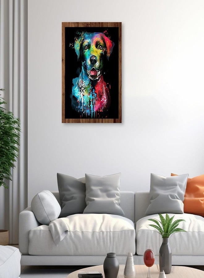 Durgdas Paint by Numbers Kit - DIY Canvas Landscape Art for All Ages, Perfect for Living Room, Bedroom, or Office Décor, No Frame Included (Colorful Dog) - Image 5